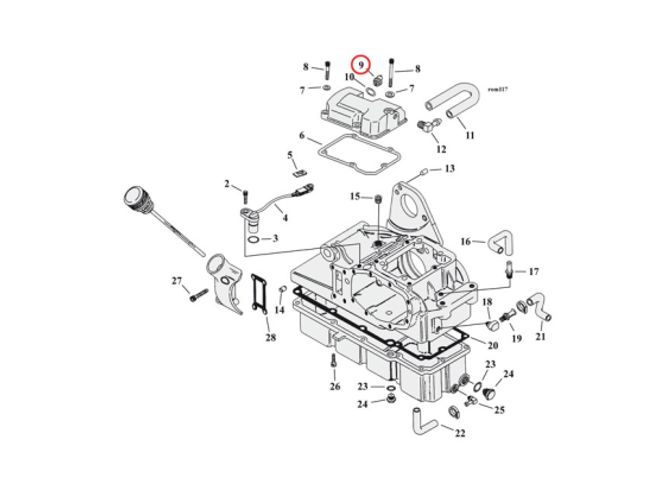 Hovedbilde  Nøytral bryter. Gear 98-00 Evo B.T., Twin Cam