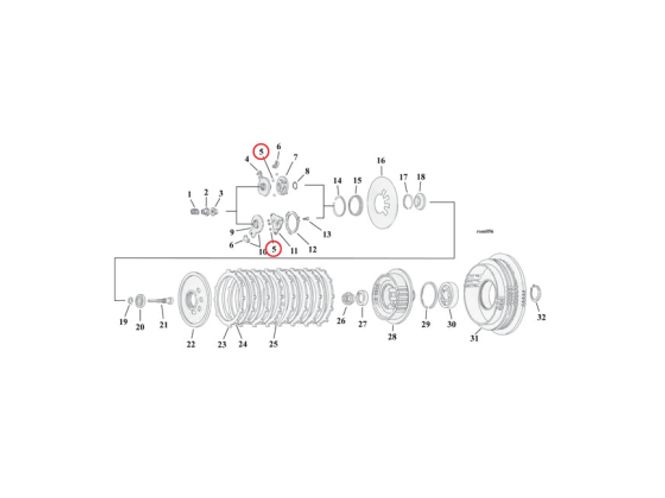 Hovedbilde JAMES, OIL PUMP CHECK VALVE/CLUTCH BALLS, steel 3/8