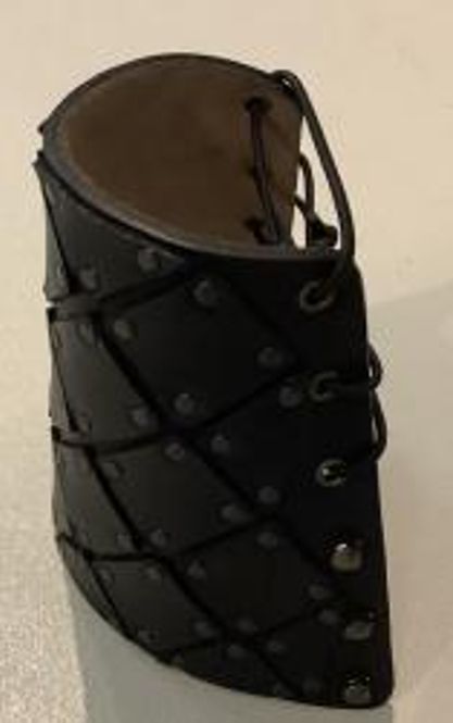 Hovedbilde Cuff Armbånd lær sort