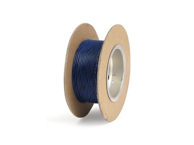 Hovedbilde NAMZ, WIRE ON SPOOL. 18 GAUGE, 100FT. BLUE/BLACK STRIPE, Ledning