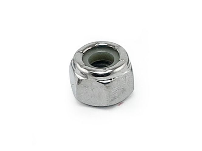 Hovedbilde 10-32 nylon insert lock nuts chrome, mutter