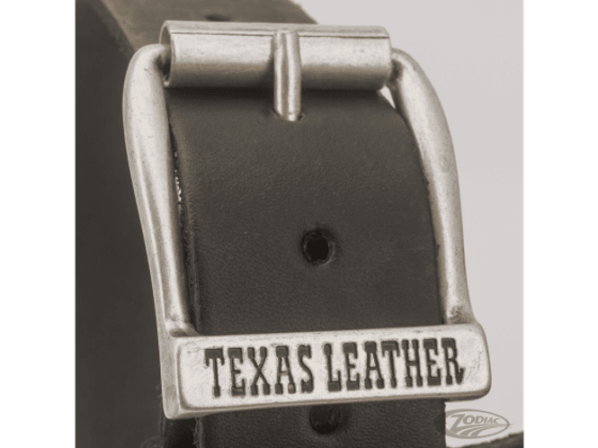 Hovedbilde Texas Leather blanket holder, Teppe reim sort