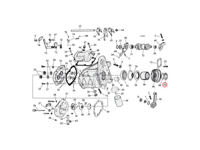 Hovedbilde NUT, TRANSM. PULLEY, COLONY