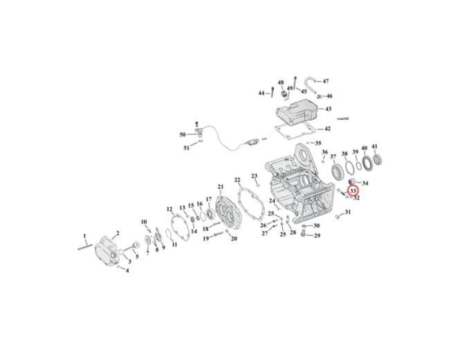 Hovedbilde Hex bolt, flanged. transmission to engine