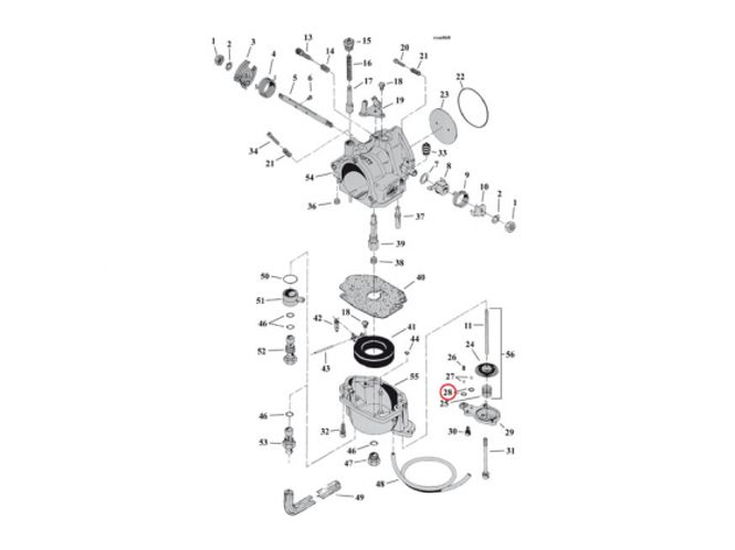 Hovedbilde S&S O-RING, ACC. PUMP CAP SUPER E&G