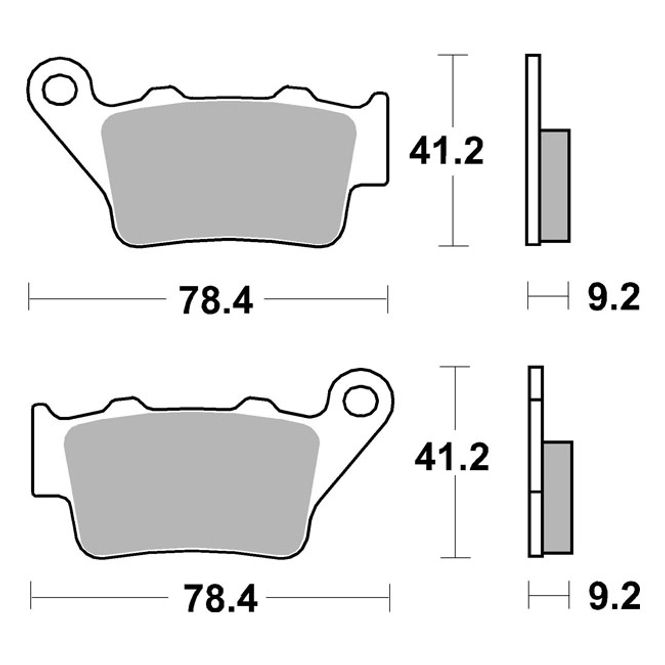 Hovedbilde Bremseklosser 21-25 Pan America