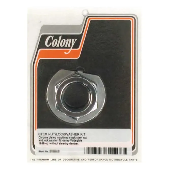 Hovedbilde Fork stem nut & lock washer kit.