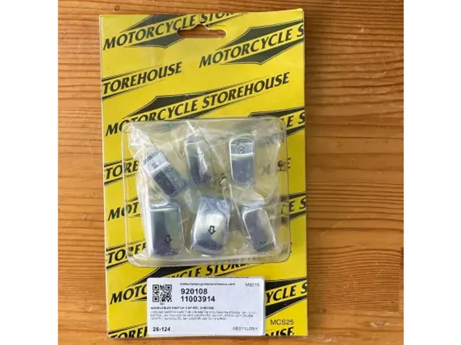 Hovedbilde Handlebar switch cap kit,, Brytere styre