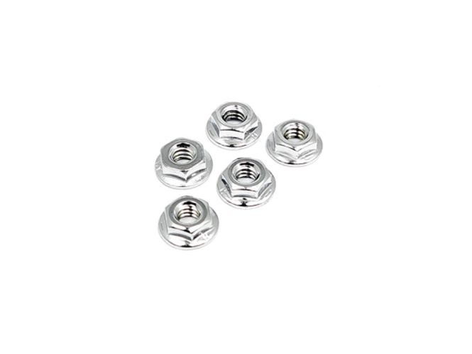 Hovedbilde 5/16-18 flanged lock nut stk.