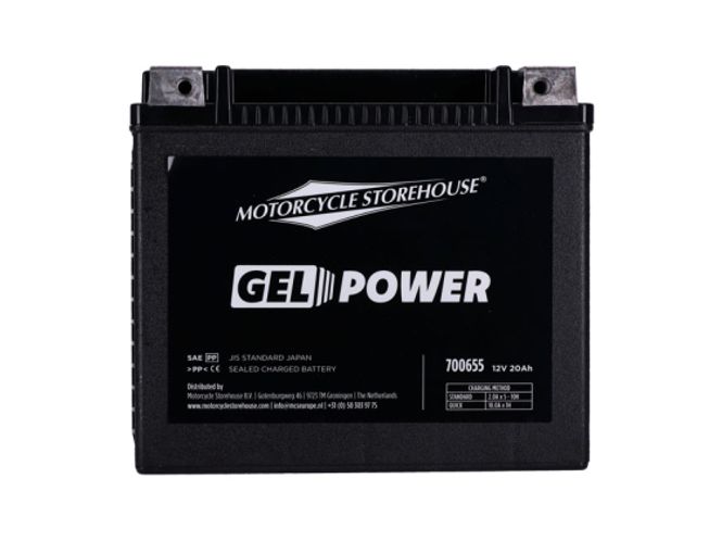 Hovedbilde GEL Batteri. 12V, 20Ah, 360cca, batteri