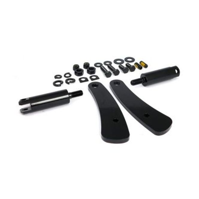 Hovedbilde ADJUSTABLE DYNA HIGHWAY PEG MOUNT KIT, BLACK,