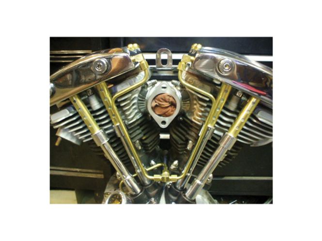 Hovedbilde 'OLD STF' DUAL ROCKER BOX OIL LINES. BRASS