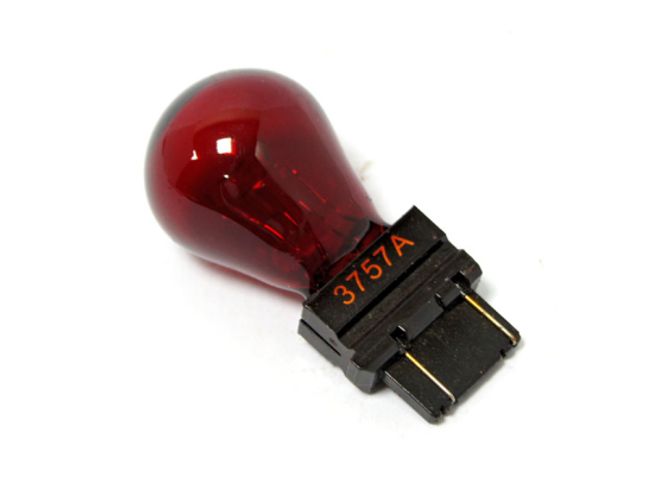 Hovedbilde TAILLIGHT/TURN SIGNAL BULB #3157 BASE. RED, Blink/bak lyspære